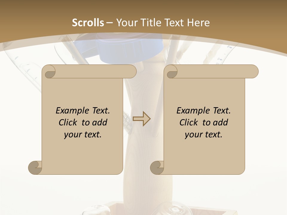 Liquid Background Housewares PowerPoint Template