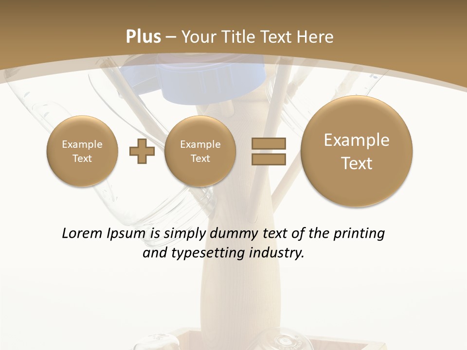 Liquid Background Housewares PowerPoint Template
