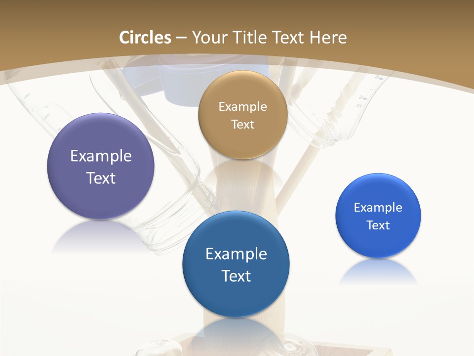 Liquid Background Housewares PowerPoint Template