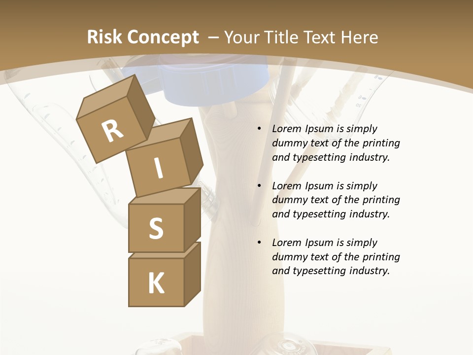 Liquid Background Housewares PowerPoint Template