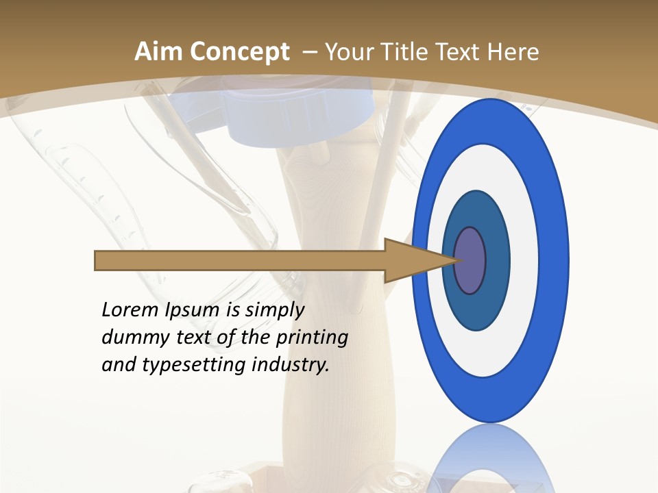 Liquid Background Housewares PowerPoint Template