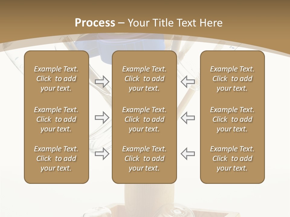 Liquid Background Housewares PowerPoint Template