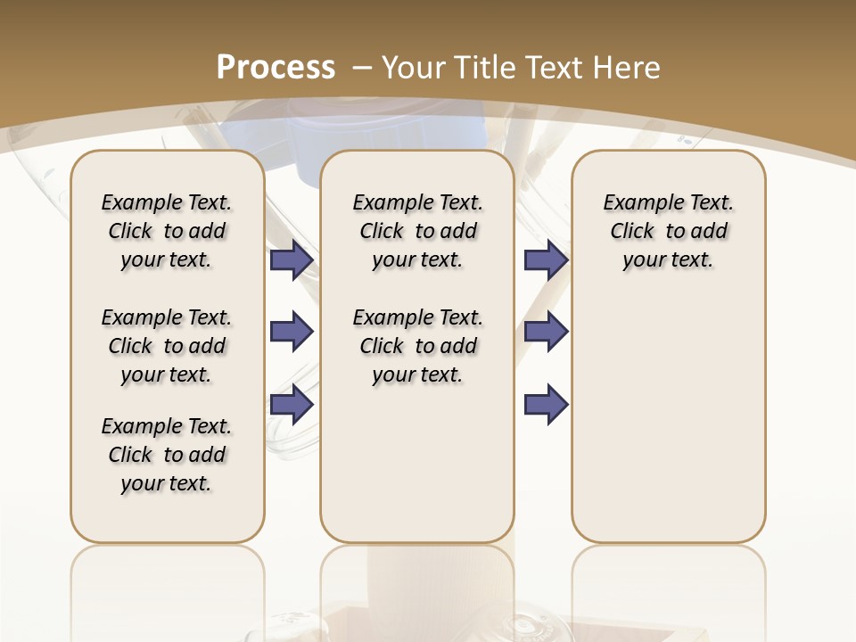 Liquid Background Housewares PowerPoint Template