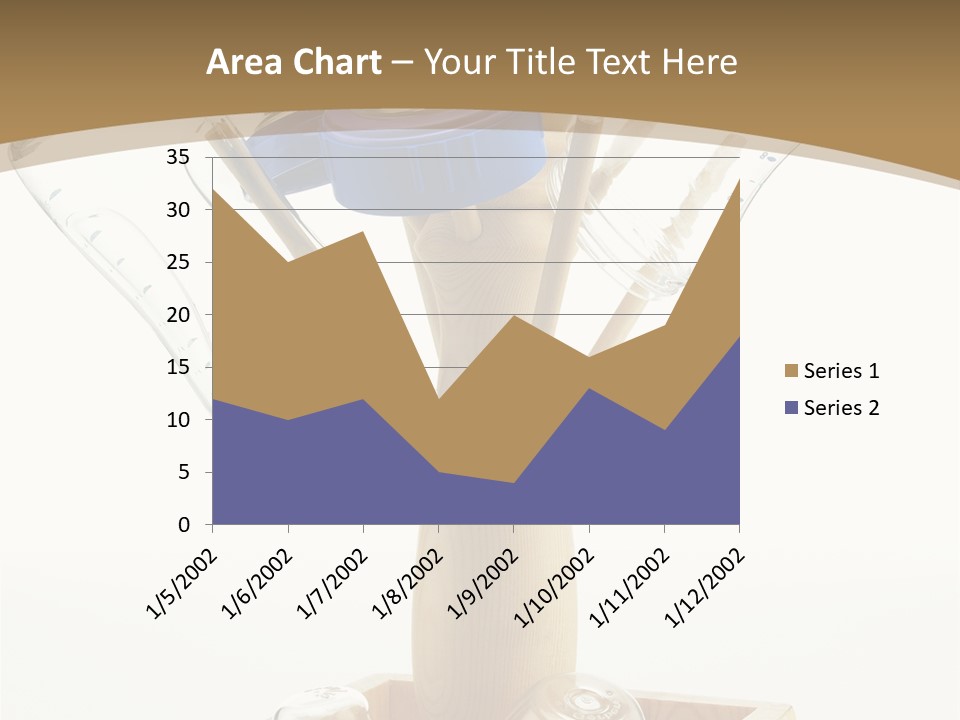 Liquid Background Housewares PowerPoint Template