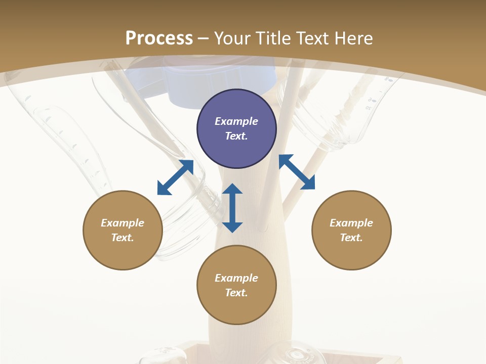 Liquid Background Housewares PowerPoint Template