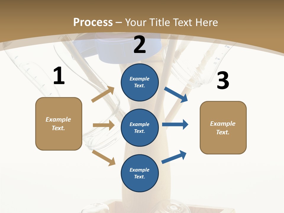 Liquid Background Housewares PowerPoint Template