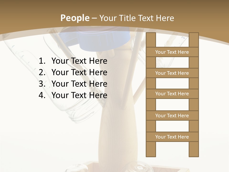 Liquid Background Housewares PowerPoint Template