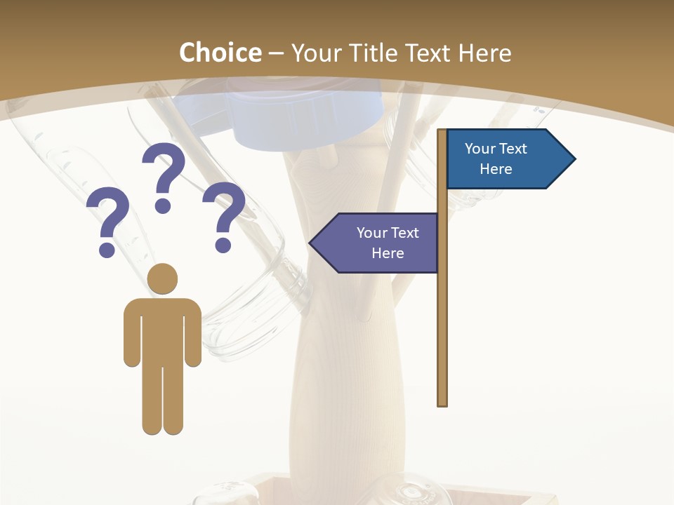 Liquid Background Housewares PowerPoint Template