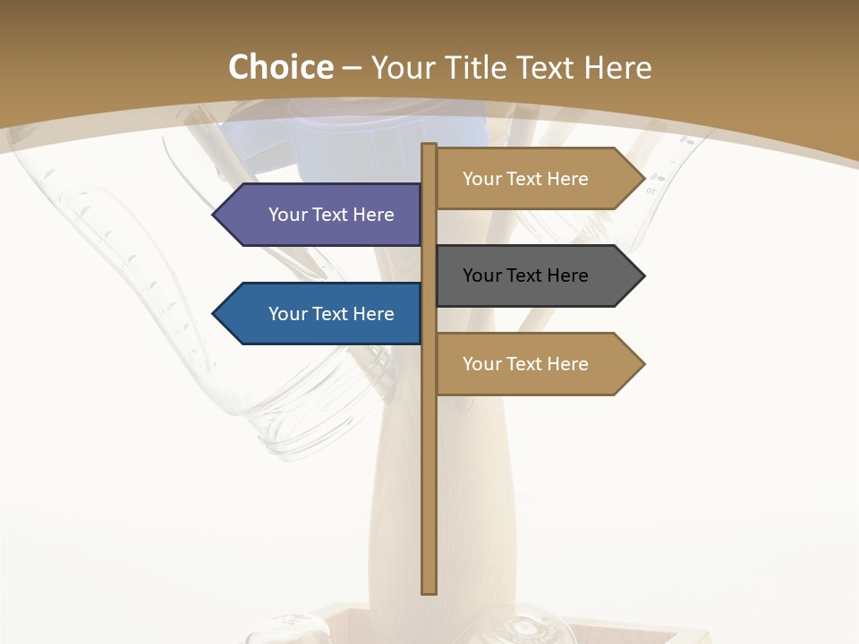 Liquid Background Housewares PowerPoint Template