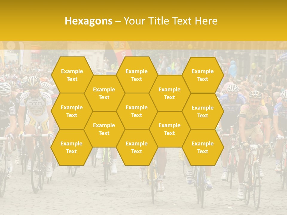 Green Road Route PowerPoint Template