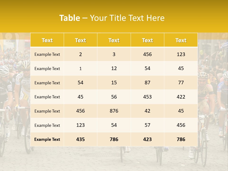 Green Road Route PowerPoint Template