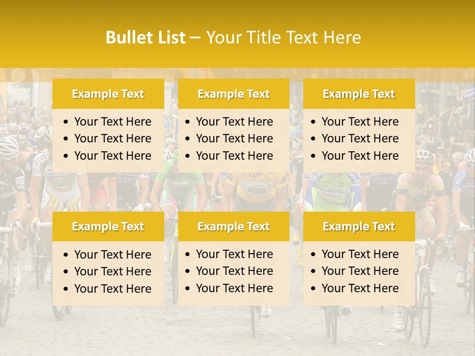 Green Road Route PowerPoint Template
