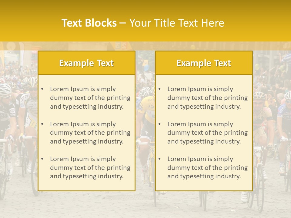 Green Road Route PowerPoint Template