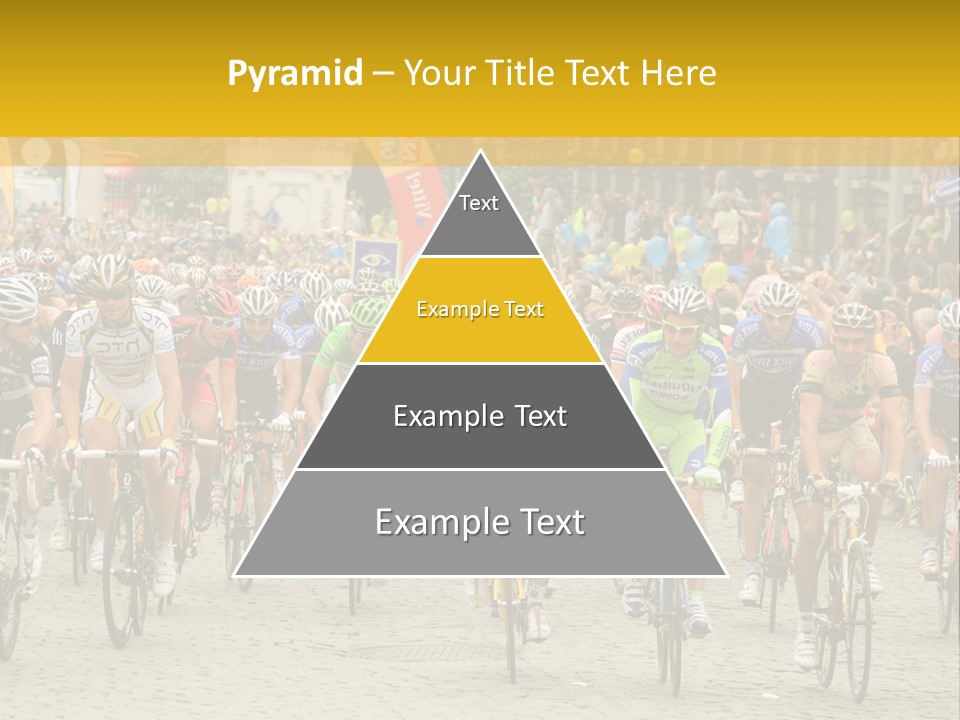 Green Road Route PowerPoint Template