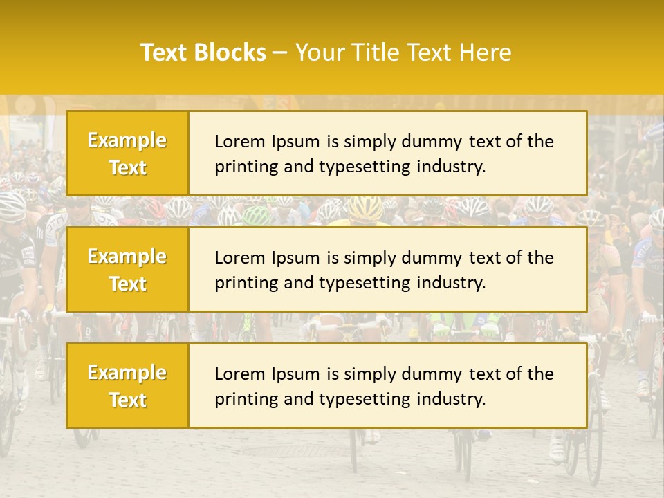 Green Road Route PowerPoint Template
