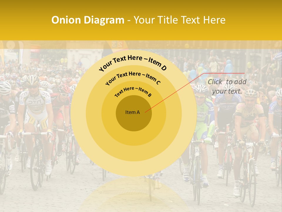 Green Road Route PowerPoint Template