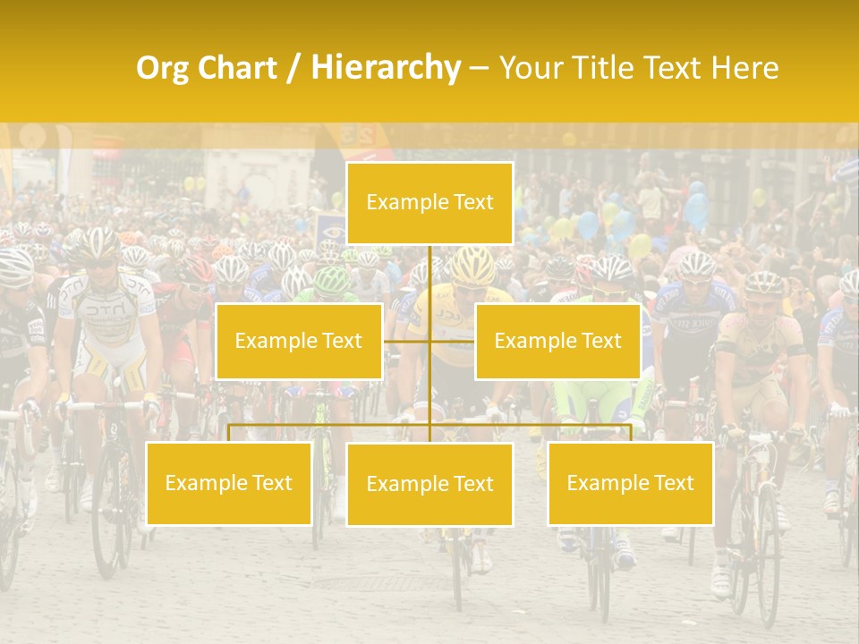 Green Road Route PowerPoint Template