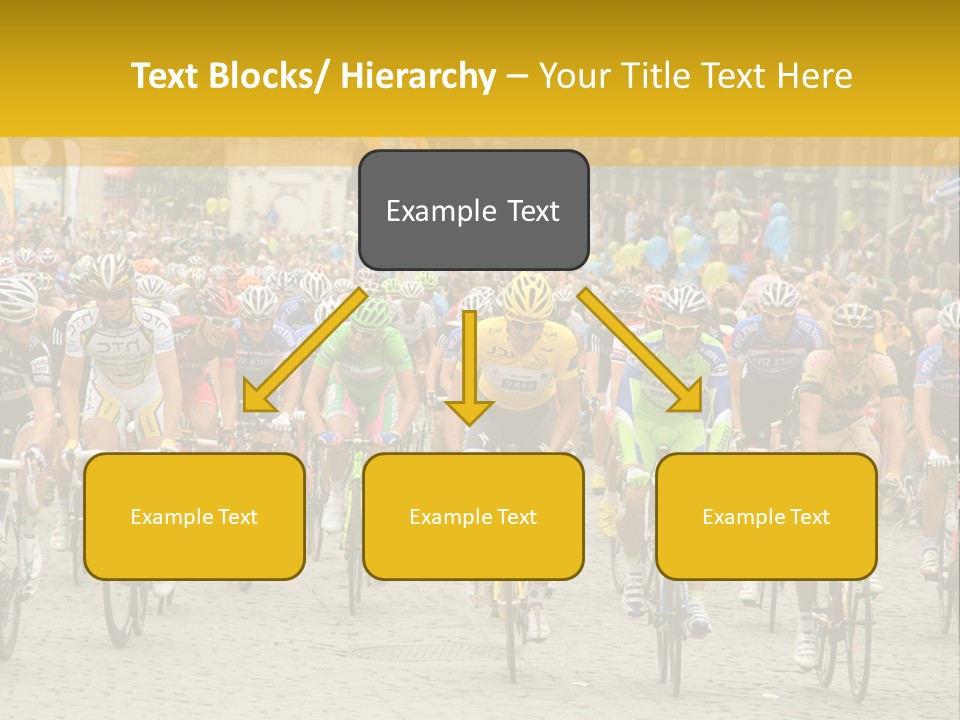 Green Road Route PowerPoint Template