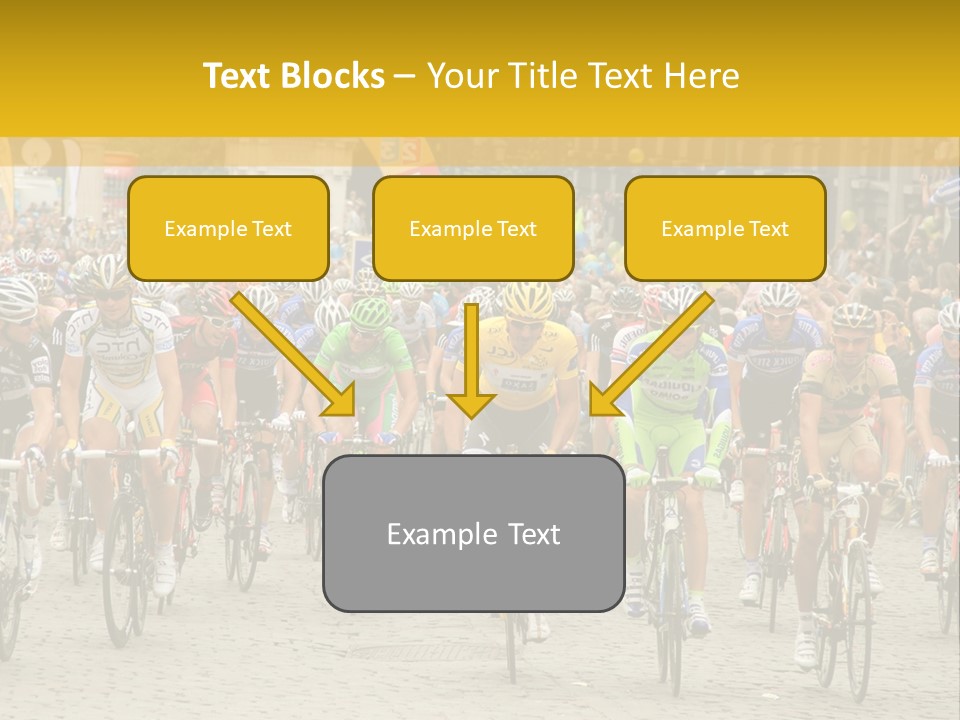 Green Road Route PowerPoint Template