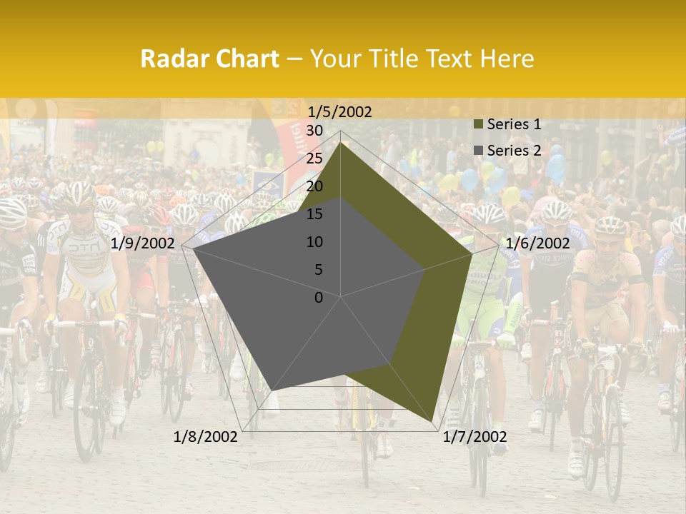 Green Road Route PowerPoint Template
