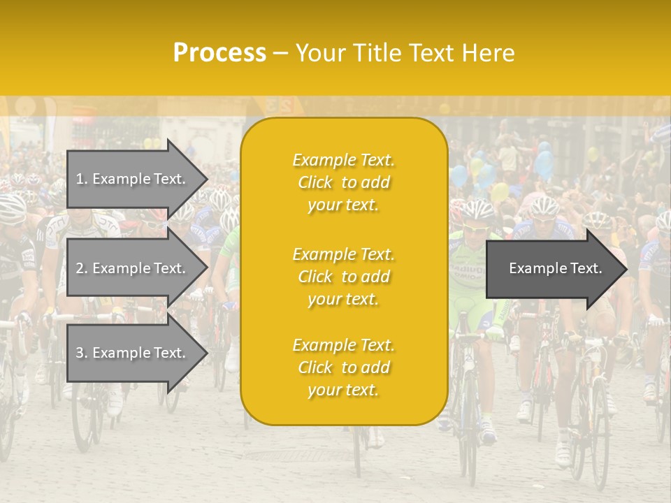 Green Road Route PowerPoint Template
