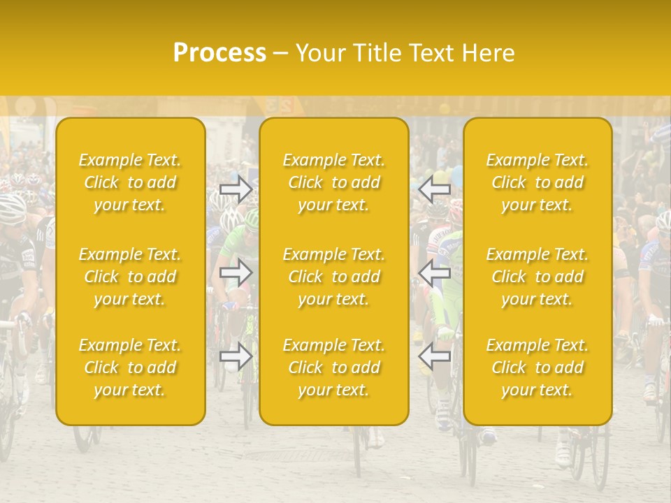 Green Road Route PowerPoint Template