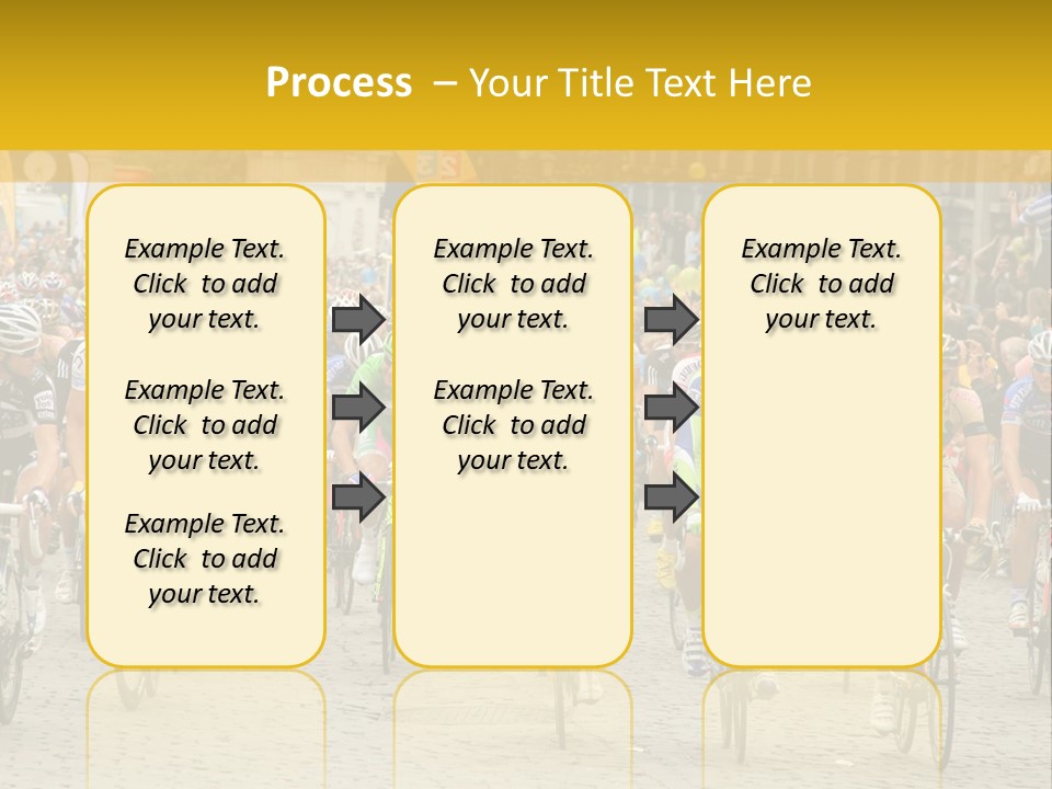 Green Road Route PowerPoint Template