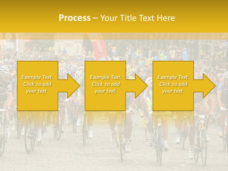 Green Road Route PowerPoint Template