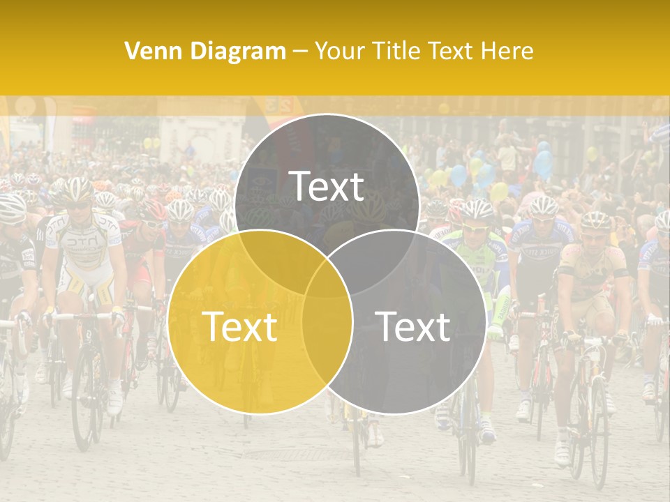 Green Road Route PowerPoint Template