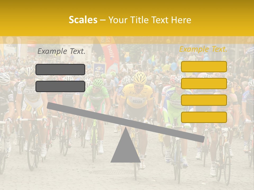 Green Road Route PowerPoint Template