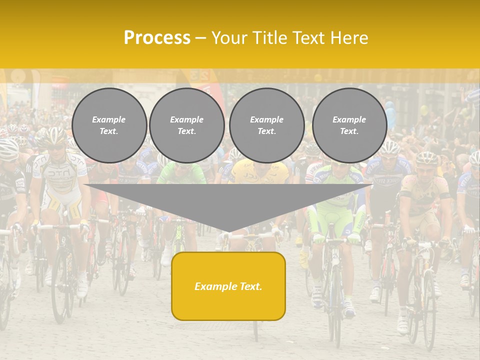 Green Road Route PowerPoint Template