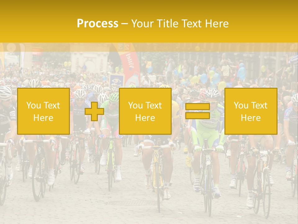 Green Road Route PowerPoint Template
