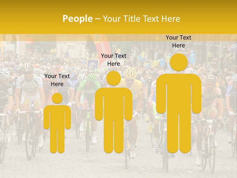 Green Road Route PowerPoint Template