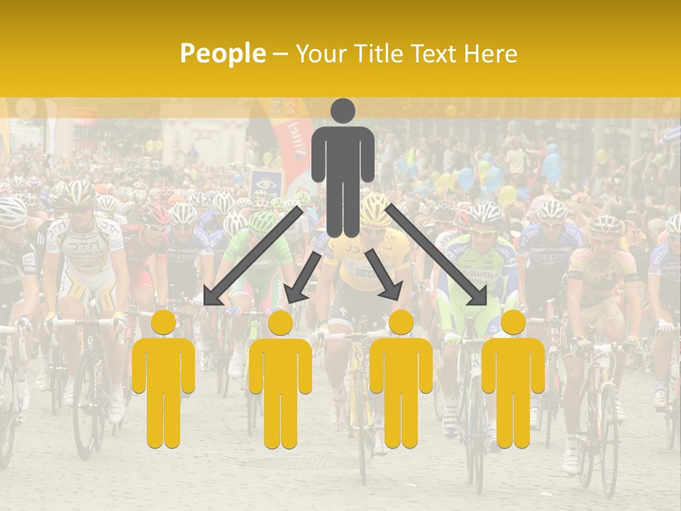 Green Road Route PowerPoint Template