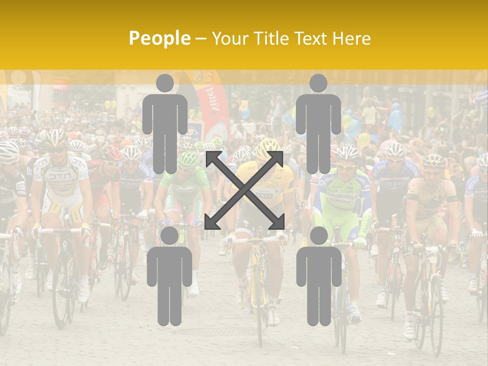 Green Road Route PowerPoint Template