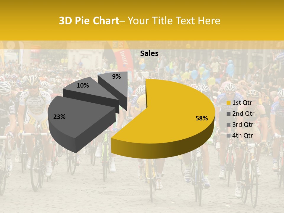 Green Road Route PowerPoint Template