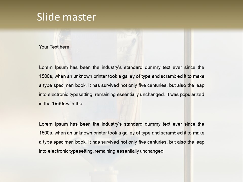 Background Room Height PowerPoint Template