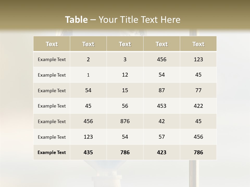 Background Room Height PowerPoint Template