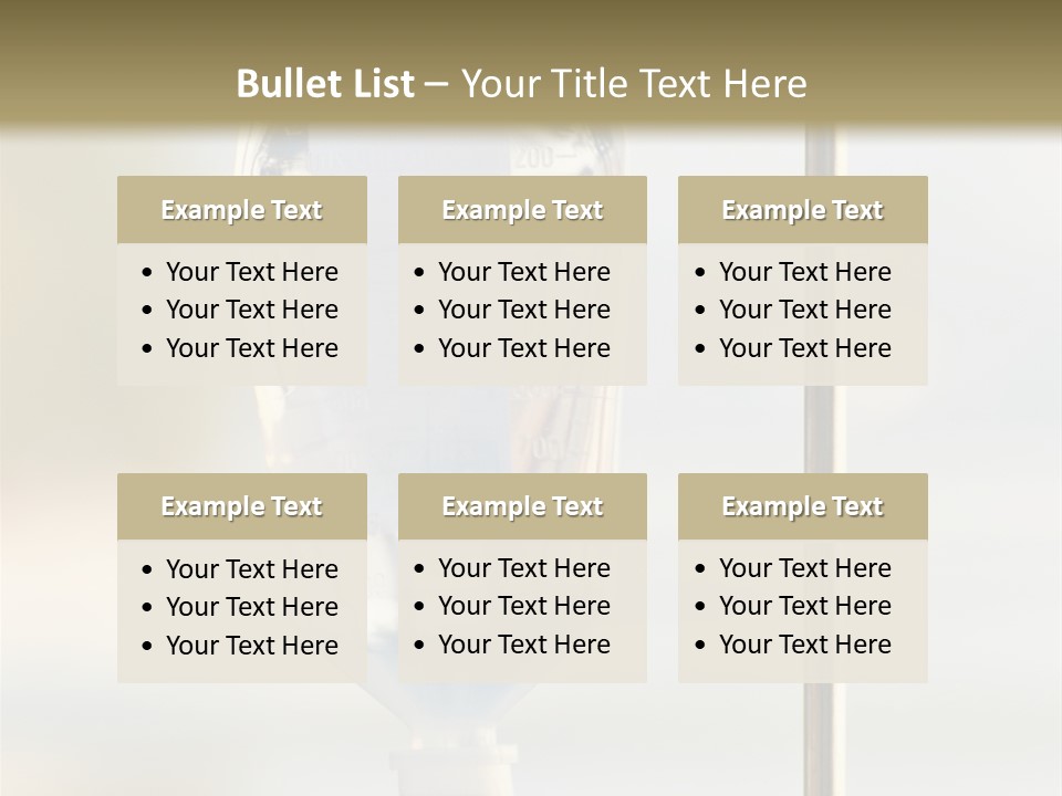 Background Room Height PowerPoint Template