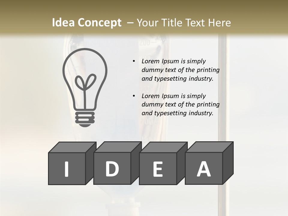 Background Room Height PowerPoint Template