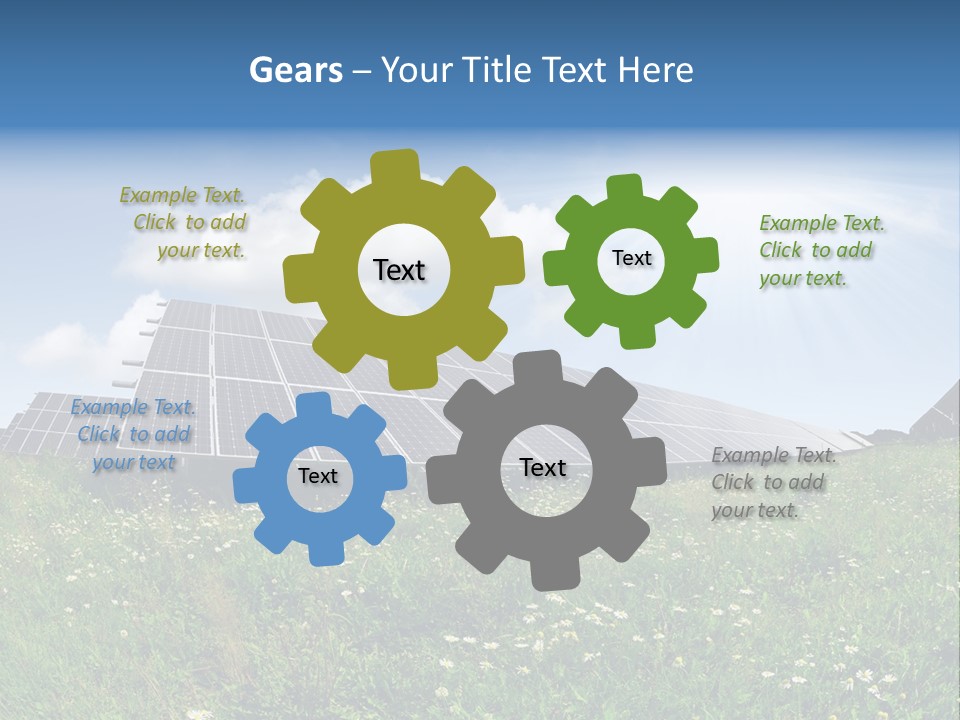 Sky Outdoor Costs PowerPoint Template