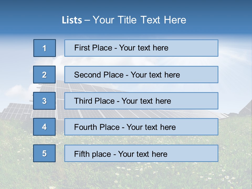 Sky Outdoor Costs PowerPoint Template