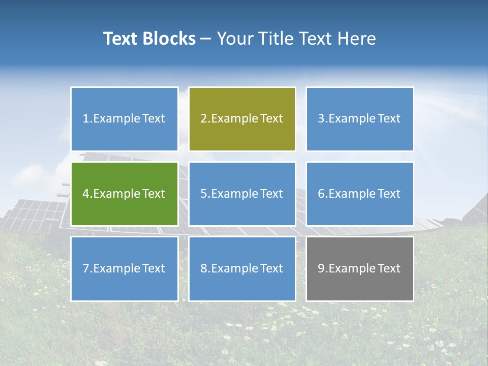 Sky Outdoor Costs PowerPoint Template