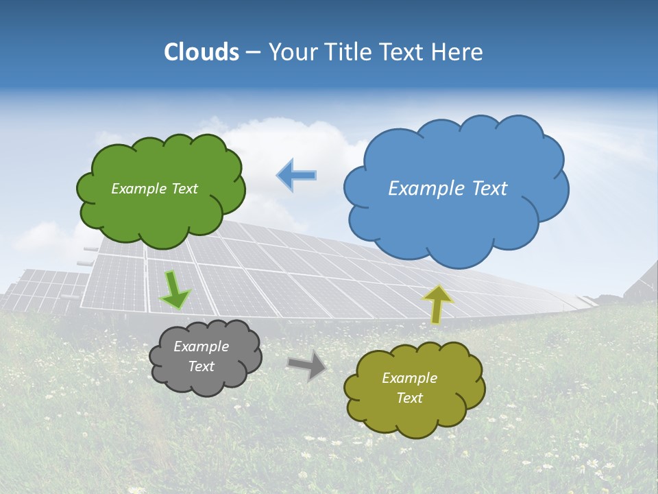 Sky Outdoor Costs PowerPoint Template