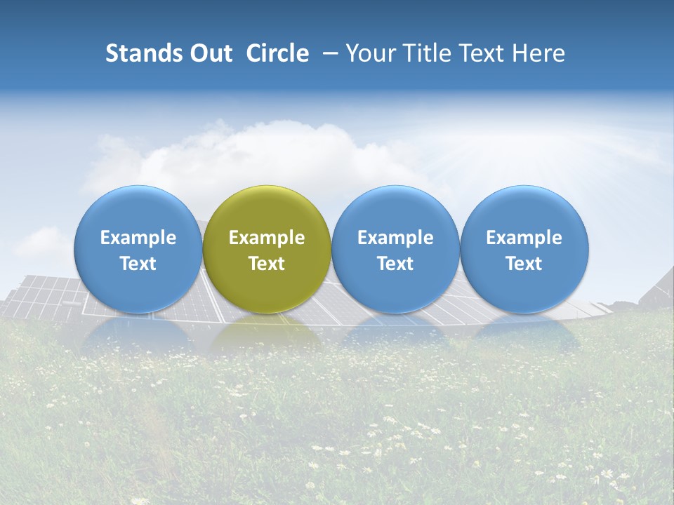 Sky Outdoor Costs PowerPoint Template