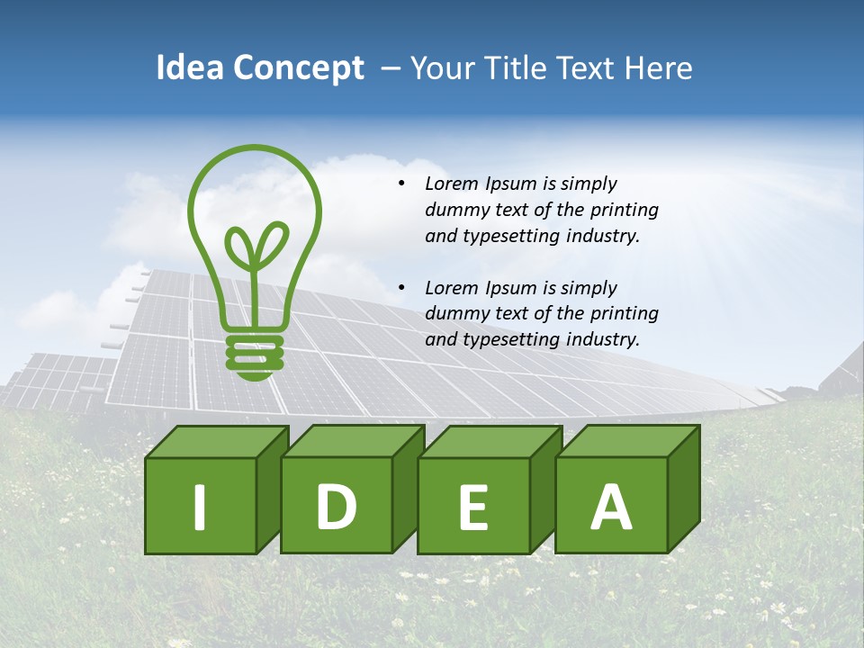 Sky Outdoor Costs PowerPoint Template