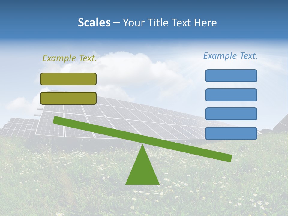 Sky Outdoor Costs PowerPoint Template