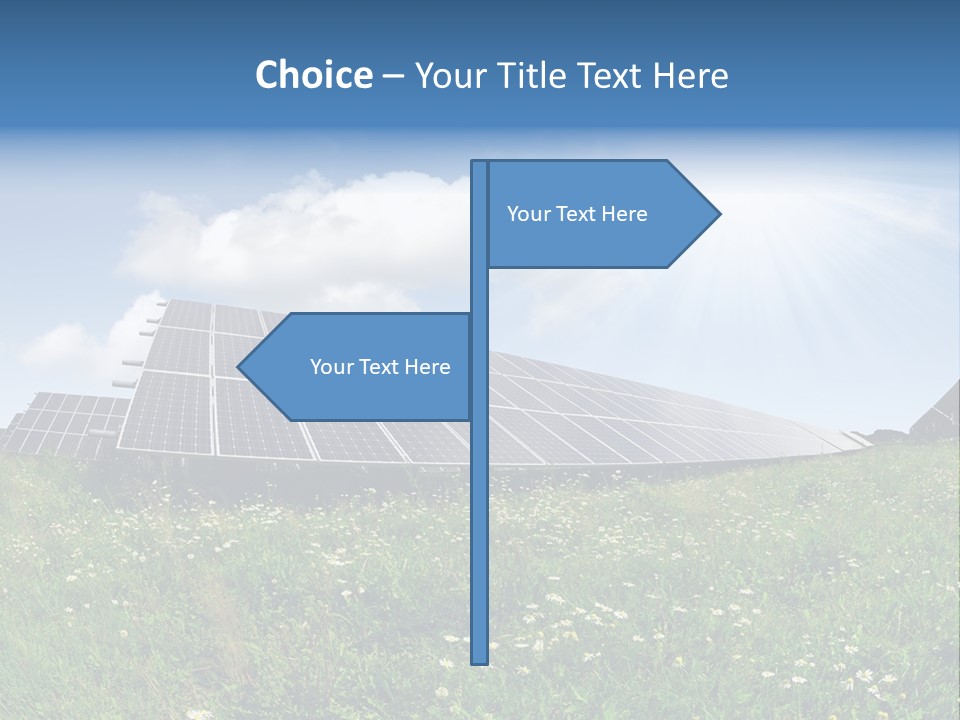 Sky Outdoor Costs PowerPoint Template