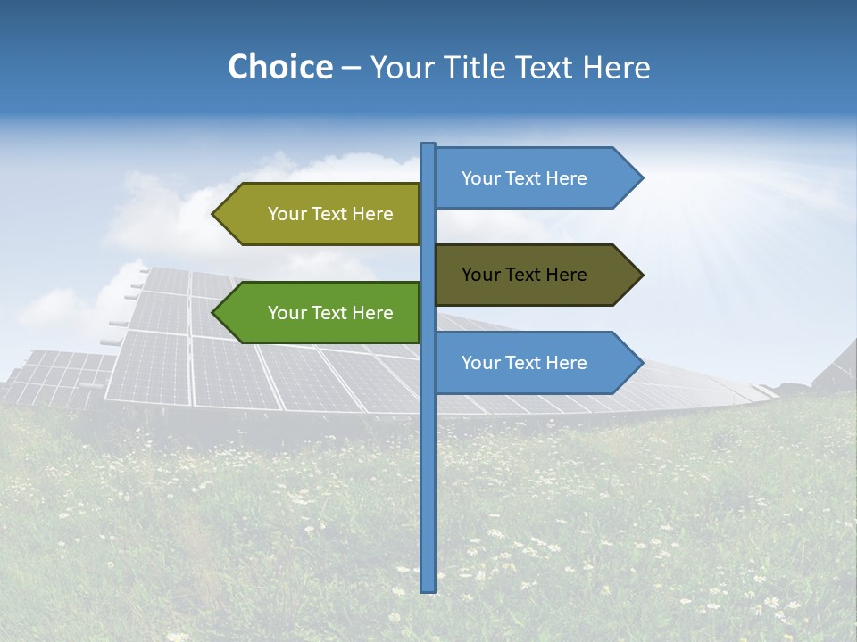 Sky Outdoor Costs PowerPoint Template