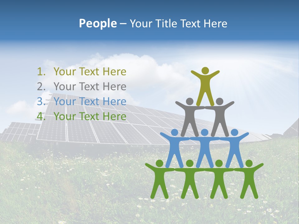 Sky Outdoor Costs PowerPoint Template